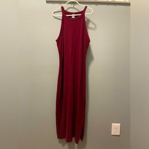 Old Navy form fitting maxi dress